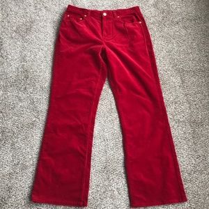 Ralph Lauren Vintage Red Corduroys